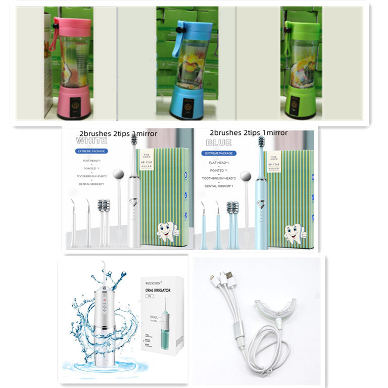Mini blender portable USB rechargeable – lot 3, 6 lames