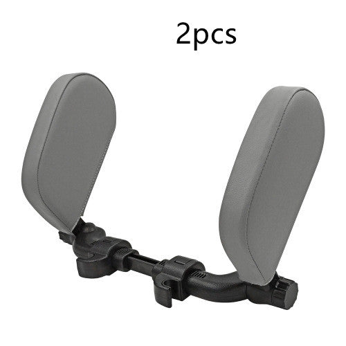 Oreiller de nuque réglable pour voiture – gris (lot de 2)