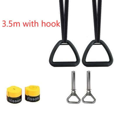Suspension Training Rings for Home Fitness – 3.5 m with hooks