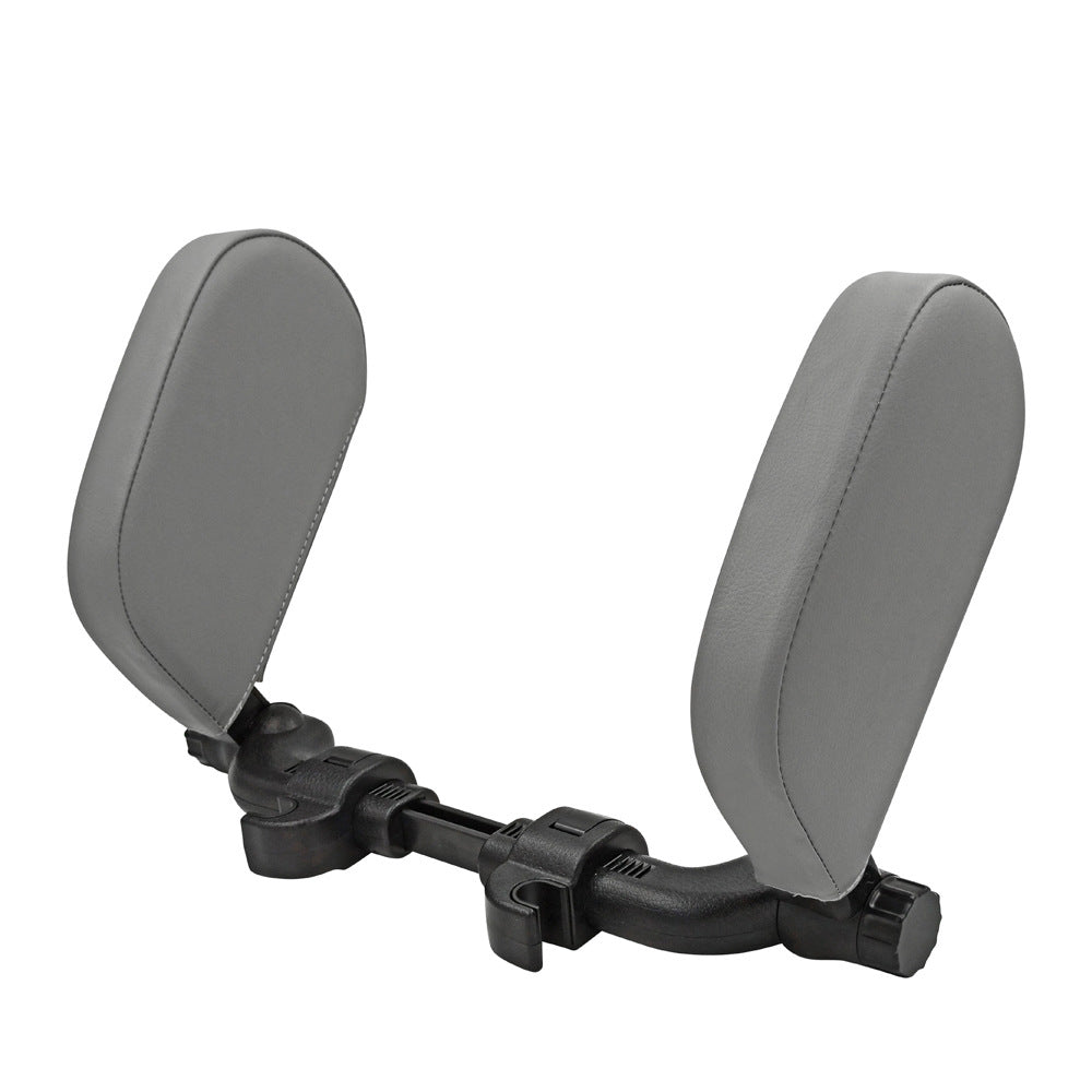 Oreiller de nuque réglable pour voiture – gris
