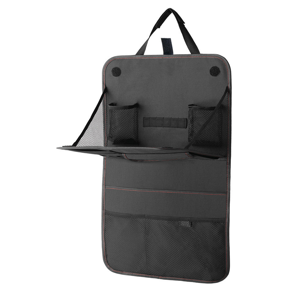 Organisateur de siège auto avec tablette repas – noir