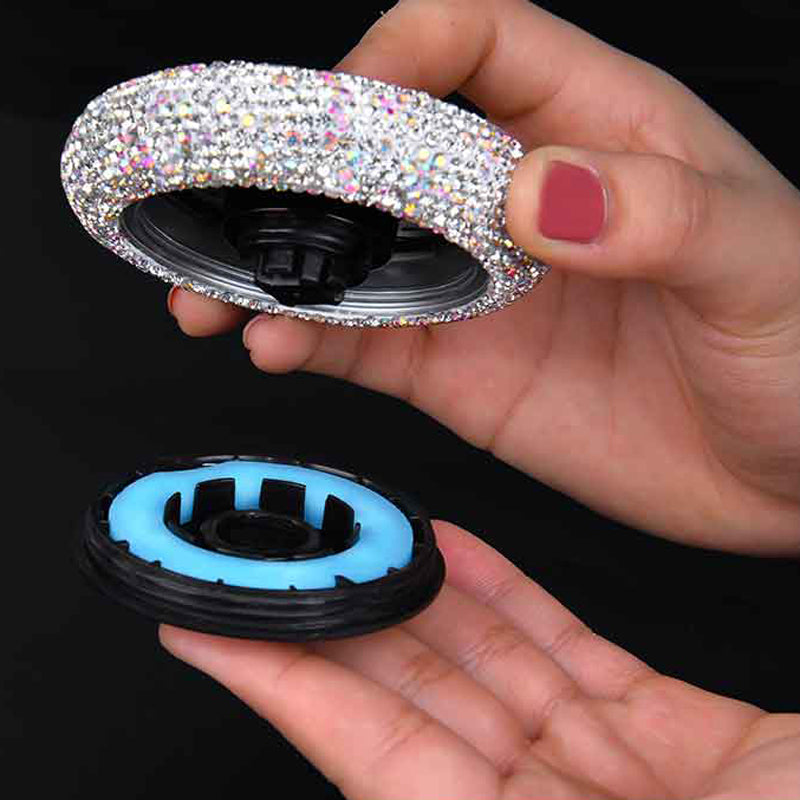 UFO Design Car Perfume Holder with Rhinestones – photo 2