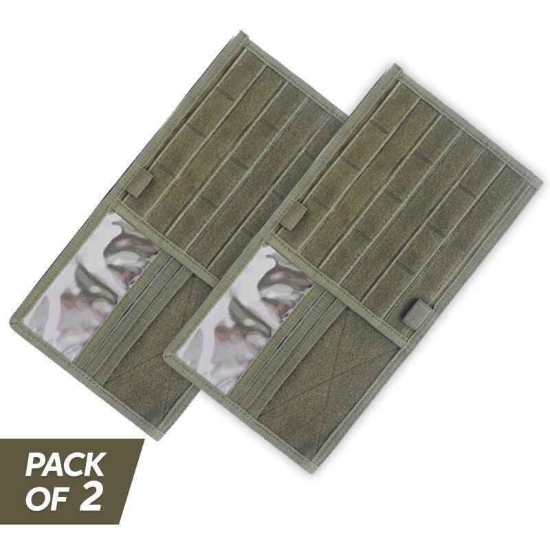Organisateur de pare-soleil de voiture – vert (lot de 2)