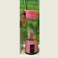 Tragbarer Mini-Mixer, per USB aufladbar – Rosa, 2 Klingen