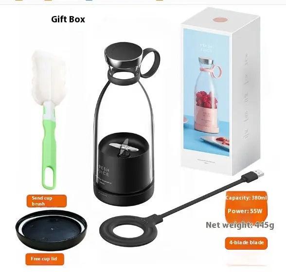 Blender portable 350 ml rechargeable USB – noir