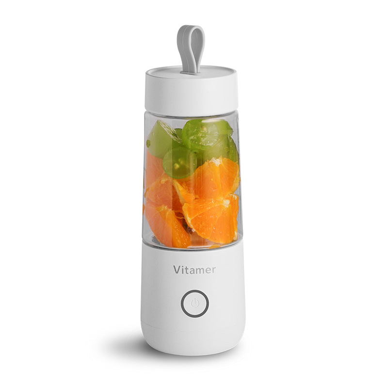 Bouteille blender portable 350 ml USB – blanc