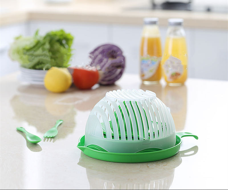 Bol coupe-salade fruits et légumes – vert