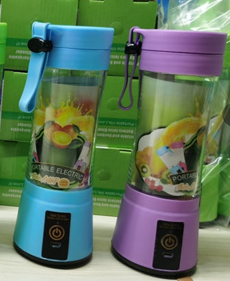 Mini blender portable USB rechargeable – lot A, 6 lames