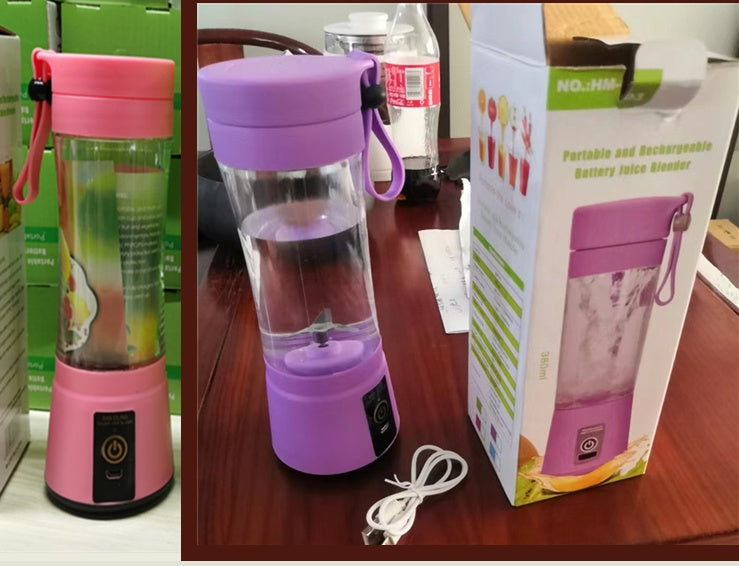 Mini blender portable USB rechargeable – lot B, 6 lames