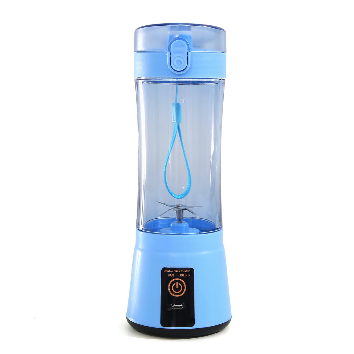 Presse-fruits portable sans fil USB – bleu