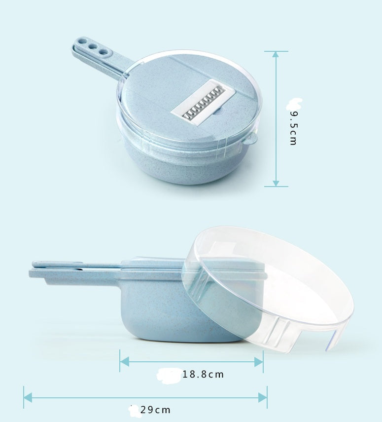 Mandoline 8-en-1 avec passoire et protège-main – photo 8