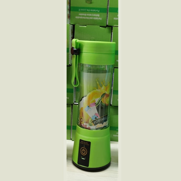 Mini blender portable USB rechargeable – vert, 2 lames