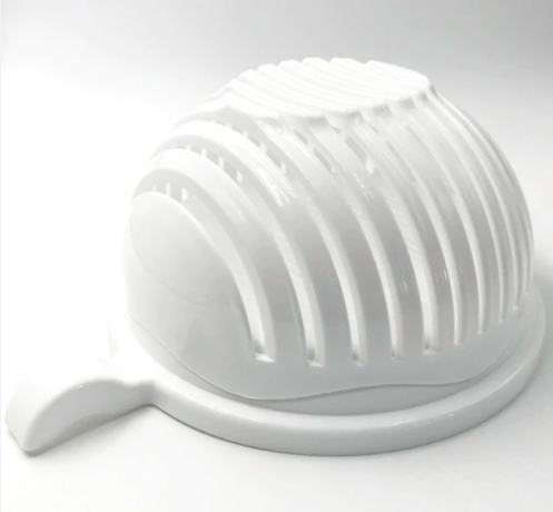 Bol coupe-salade fruits et légumes – blanc