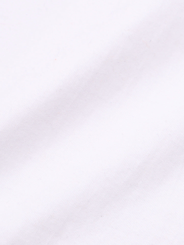 Women's Cotton T-Shirt with Retro Letter Print – photo 4