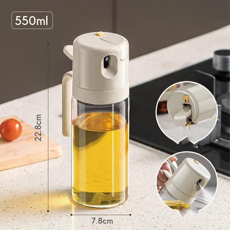 Vaporisateur et verseur d'huile 2-en-1 en verre – photo 3