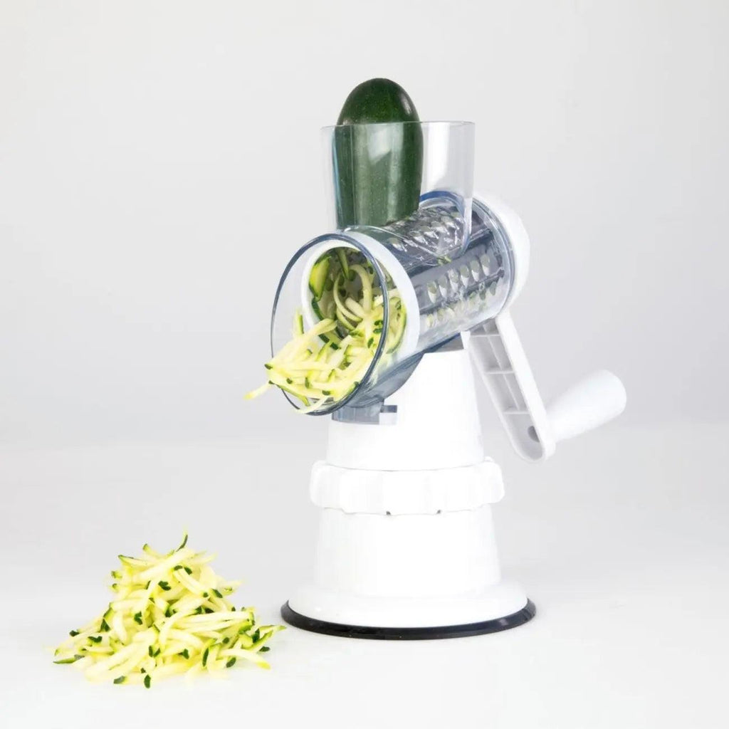 Trancheur à légumes manuel 3-en-1, lames inox – photo 5